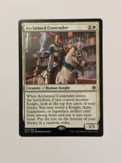 Acclaimed Contender Throne of Eldraine Magic the Gathering MTG - Image 1
