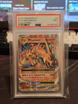 M Charizard EX 13/108 Holo - PSA 9 MINT - Evolutions XY Pokemon Card Mega - Image 1