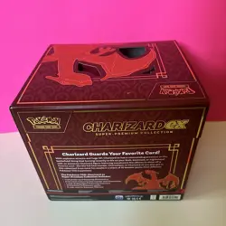 Pokemon Charizard Ex Super Premium Collection Display Figure with Cards-SEALED - Image 2