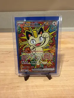 Pokemon TCG Meowth EX 121/88 SIR Special Illustration Rare Perfect Order - Image 2
