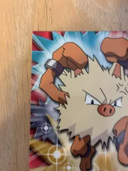 1999 Topps Pokemon #57 Primeape TV Animation Card Black Logo - Image 3