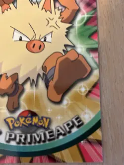 1999 Topps Pokemon #57 Primeape TV Animation Card Black Logo - Image 5