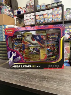 Pokemon TCG: Mega Evolution : Mega Latias ex Collection Box New Sealed - Image 1