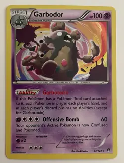 Garbodor 57/122 Pokemon TCG XY Breakpoint Holo Rare MP - Image 1