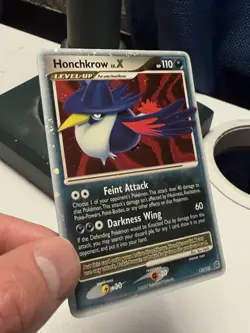 Pokemon Honchkrow LV.X 132/132 Secret Wonders Holo Rare LV.X - Image 3