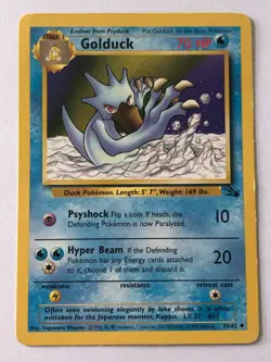 Carte Pokemon - Golduck - Edition 2 - Wizards - 35/62 - Eng - Image 1