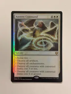 Austere Command Commander Legends Foil Magic the Gathering MTG - Image 1