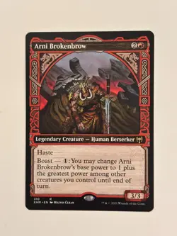 Arni Brokenbrow (Showcase) Kaldheim Magic the Gathering MTG - Image 1