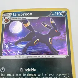 Pokemon Umbreon TCG SWSH129 Sword & Shield Promo Card Holo Mint/Near Mint - Image 3