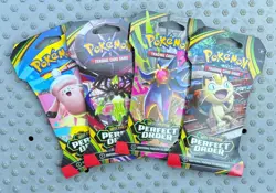 Set of 4 Pokemon TCG Perfect Order Art Sleeved Booster Packs - Image 1