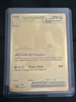 Mega Dragonite Ex 295/217 GOLD HYPER RARE POKEMON ASCENDED HEROES - Image 1