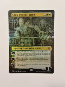 Calix, Destiny's Hand Full Art Borderless Magic the Gathering MTG Card - Image 1