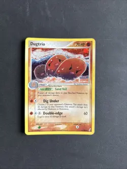 Pokemon TCG Dugtrio 5/100 EX Crystal Guardians Holo Holo Rare 2006 Nintendo - Image 1