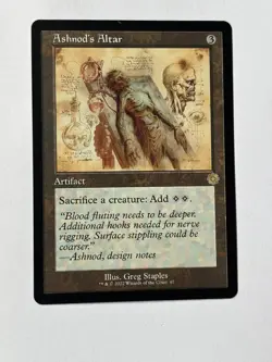 Ashnod's Altar (Schematic) The Brothers' War: Retro Frame Artifacts Magic MTG - Image 1