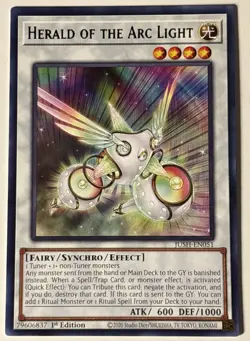Herald of the Arc Light - JUSH-EN051 - Rare - 1st Edition Yu Gi Oh Cards - Image 3