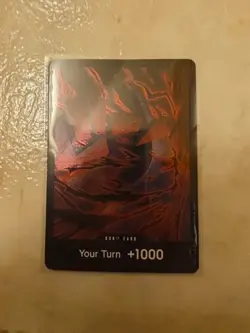 One Piece Don!! Card Black and Red Royal Blood Your Turn +1000 - Image 1