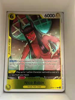 OP09-107 Nico Robin English R One Piece TCG Card Game - Image 1