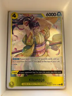 OP06-104 Kikunojo English R One Piece TCG Card Game - Image 1