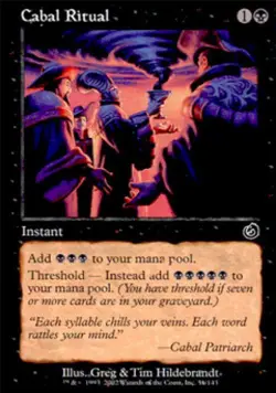MTG English Cabal Ritual Light Play Normal Torment - Image 1