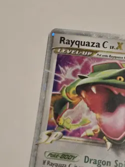 2009 Pokemon TCG Rayquaza C LV.X Holo Promo Card Diamond and Pearl --HP/Damaged - Image 5