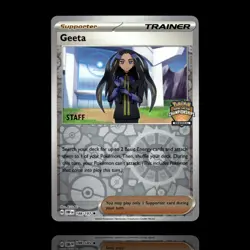 ▸ Geeta [Staff] | League & Championship Cards | Promo | 188/197 | NM - Image 1