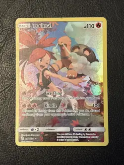 Pokemon TCG Torkoal 237/236 Full Art Secret Rare Card Cosmic Eclipse MP - Image 1