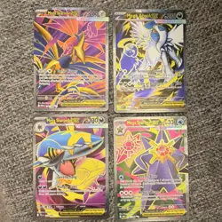 Pokemon TCG 4 Foil Cards Lot - Skarmory EX, Absol EX, Sharpedo EX, Starmie EX - Image 1