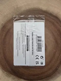 Pikachu on the Ball Pokemon Promo Card – Factory Sealed - Image 2
