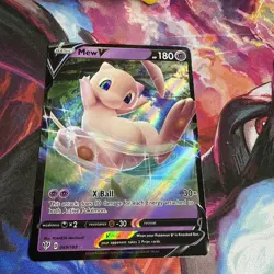 Pokemon Card Mew V 069/189 Darkness Ablaze Half Art NM - Image 2