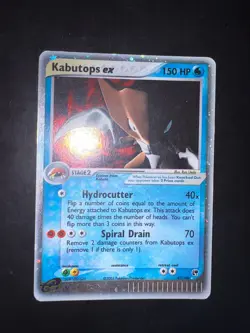 Pokemon TCG English Card Sandstorm Kabutops ex 97/100 Holo E Series Ex Holo - Image 1