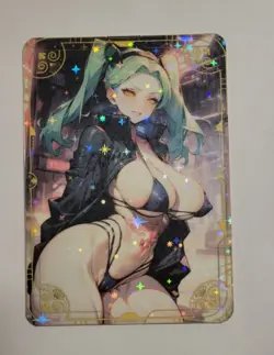 Rebecca Cyberpunk Waifu Cartoon Beauty Goddess Story Card Anime Hunny Bunny - Image 1