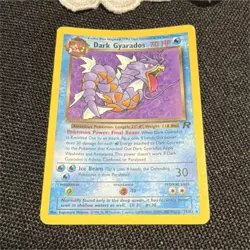 Pokemon Dark Gyarados 25/82 Rare Team Rocket Unlimited Regular English Card - Image 1