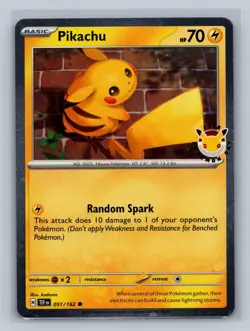 Pikachu (Pokemon Day 2026) 051/162 Holo Miscellaneous Cards & Products NM - Image 1