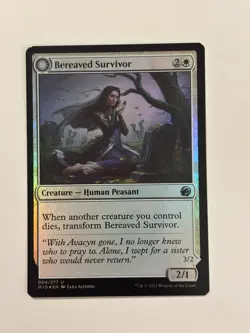 Bereaved Survivor Innistrad: Midnight Hunt Foil Magic the Gathering MTG - Image 1