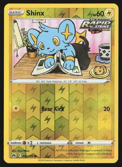 Crown Zenith Shinx (39) #039/159 Reverse Holo Pokemon Card - Image 1