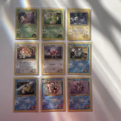 Pokemon TCG Gym Hero’s Bundle 32 Cards No Duplicates WOTC Unlimited Vintage - Image 5