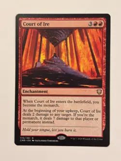 Court of Ire Commander Legends Magic the Gathering MTG - Image 1