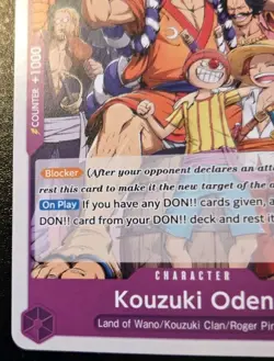 Kouzuki Oden OP13-063 Uncommon Carrying On His Will One Piece Card Game - Image 4