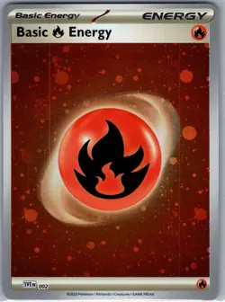 Basic Fire Energy (Cosmos Holo) 002 Holo Scarlet & Violet - Pokemon Card - NM - Image 1