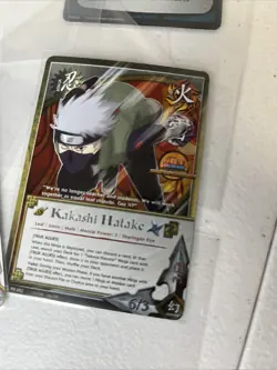 Bandai Naruto CCG Card Lot NM Sasuke, Naruto, Kakashi, In Awe of the Legends hol - Image 2