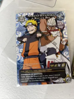 Bandai Naruto CCG Card Lot NM Sasuke, Naruto, Kakashi, In Awe of the Legends hol - Image 3