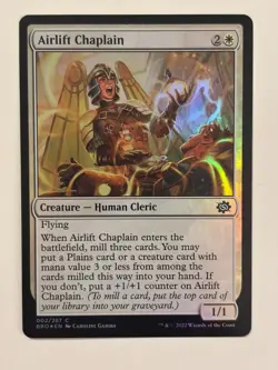 Airlift Chaplain The Brothers' War Foil Magic the Gathering MTG - Image 1