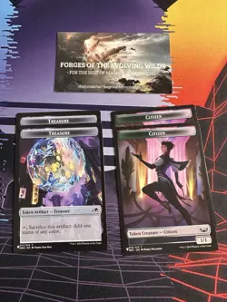 Treasure 017 / Citizen 012 Token x4 4x 4 - 20 Ways to Win Commander - Image 1