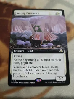 Nesting Dovehawk (Extended Art) Commander: March of the Machine - Image 1