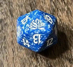 Magic The Gathering MTG Black Lotus Spindown Beatdown Life Counter Blue Die - Image 1