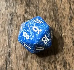 Magic The Gathering MTG Black Lotus Spindown Beatdown Life Counter Blue Die - Image 4