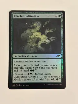 Careful Cultivation Kamigawa: Neon Dynasty Foil Magic the Gathering MTG - Image 1
