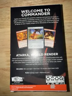 magic the gathering Draconic Destruction, Starter Commander Deck Factory Sealed - Image 2