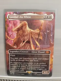MTG Gandalf the White Borderless - The Lord of the Rings #0442 - Image 1