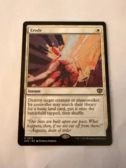 Erode #15 (NM) Secrets of Strixhaven SOS Magic MTG - Image 1